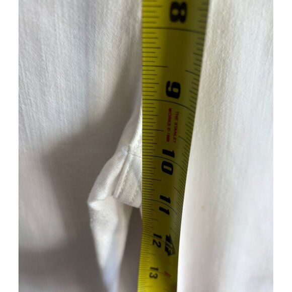 Madewell Womens Button Fly High Rise Fitted Skinny Crop Jeans White Sz 26 - Picture 6 of 10